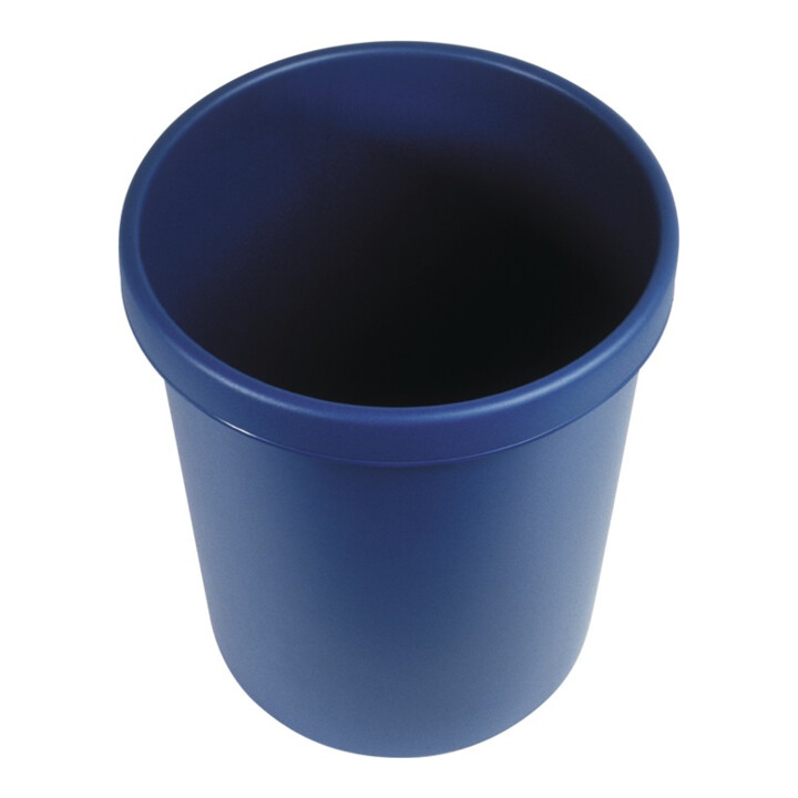 Papierkorb 18l H331xØ315mm m.Griffrand Ku.blau