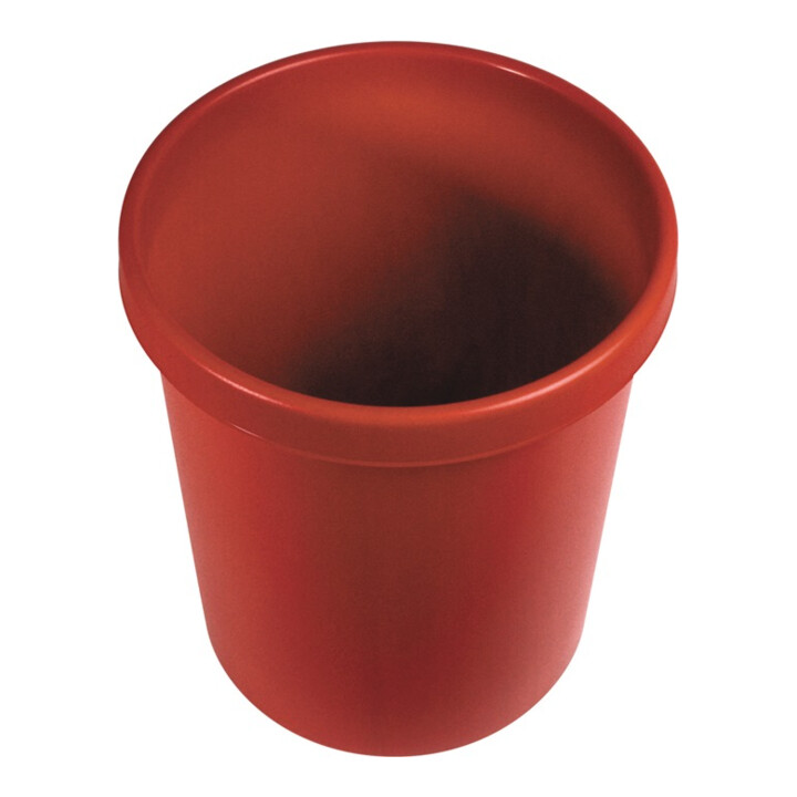 Papierkorb 18l H331xØ315mm m.Griffrand Ku.rot