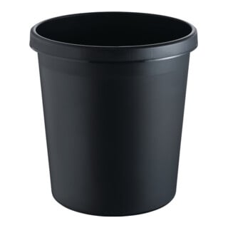 Papierkorb 18l H331xØ315mm m.Griffrand Ku.schwarz