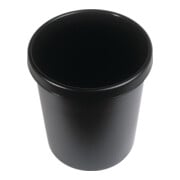 Papierkorb 18l H331xØ315mm m.Griffrand Ku.schwarz-4