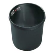 helit Papierkorb 18l Ku. schwarz H.320xD.315mm m.Griffrand-3
