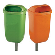 Papierkorb 50 l plastique orange