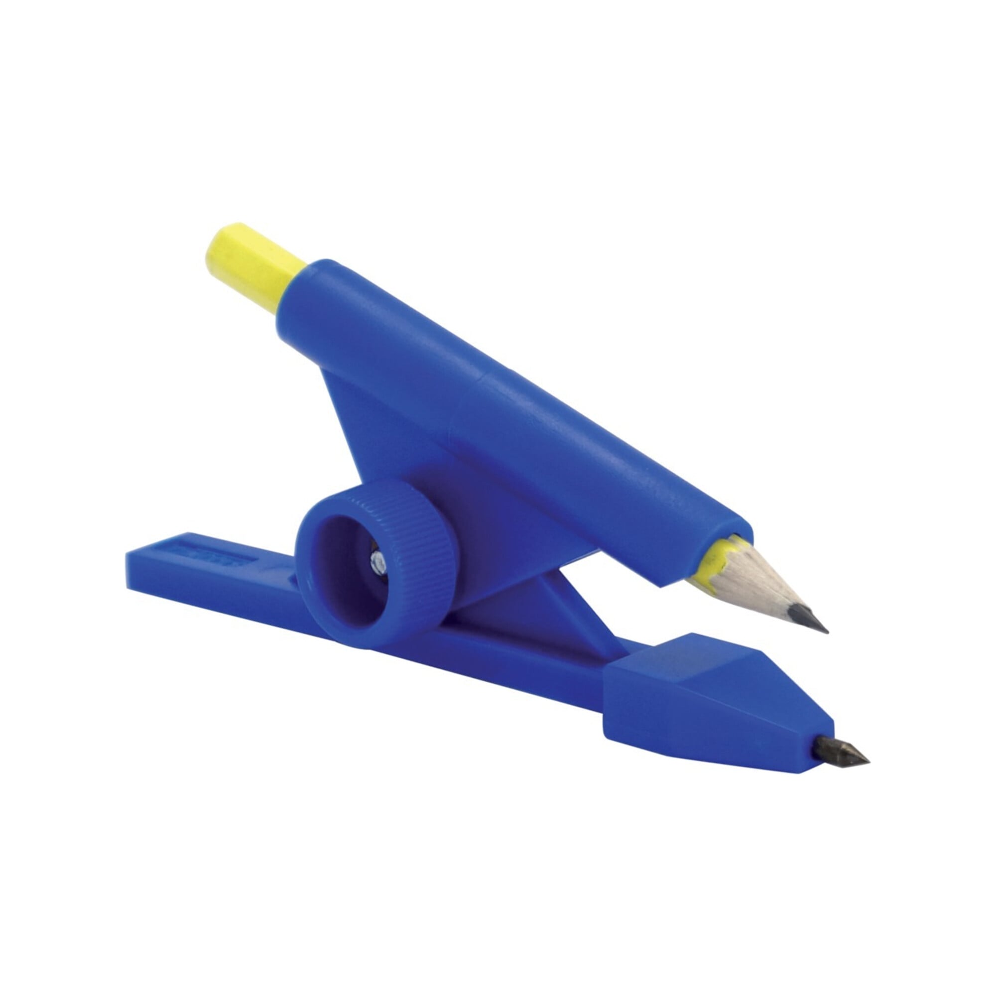 Parallelanreisser blau mit Zirkelspitze ; E/D/E