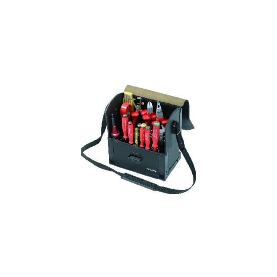 Parat Elektrikertasche aus Leder mit Magnetverschluss