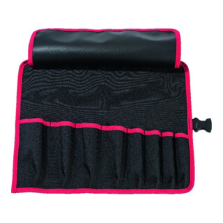 PARAT Sac rouleau à outils 8 compartiments L410xH330mm Nylon noir/rouge