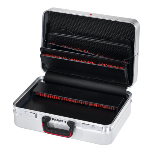Parat Valiseà outils en aluminium avec coque de fond et 3 plateaux porte-outils, Type: 1
