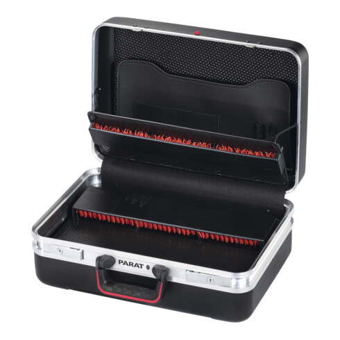 PARAT X-ABS gereedschapskoffer met bodemschaal, 2 gereedschapsbladen en TSA-sloten, Type: 1