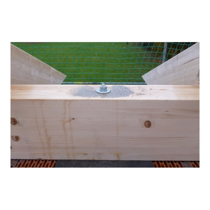 Paratonnerre CELO BAZ-H 16-220/100, galvanisé, avec grande rondelle DIN 440, option 1