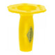 Pare-mains p. burins L. 120 mm plastique p. burin plats et ovales et à 8 pans PE-1