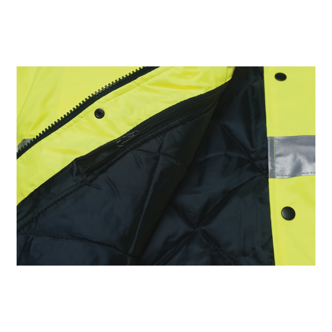 Parka d'avertissement Planam EN471/343 jaune/marine