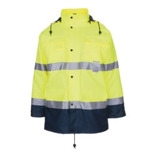 Parka d'avertissement Planam EN471/343 jaune/marine
