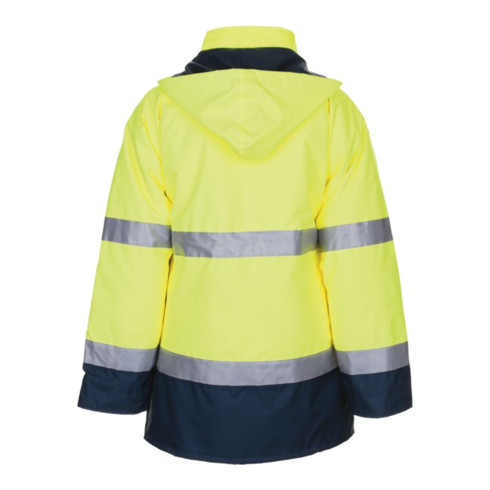 Parka d'avertissement Planam EN471/343 jaune/marine