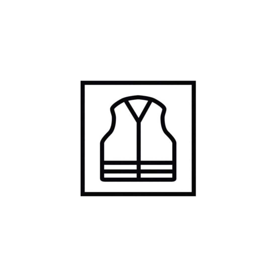 Parka de signalisation Elysee Wallace orange/marine