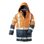 Parka de signalisation Elysee Wallace orange/marine