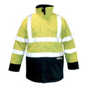 Parka M-Safe Multinorm jaune-bleu, taille S