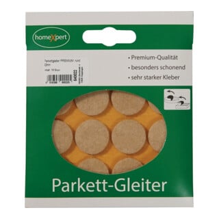 Parkettgleiter Premium 22mm Filz natur rd.selbstkl.