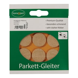 Parkettgleiter Premium 25mm Filz natur rd.selbstkl.