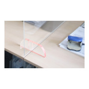 Paroi de protection hygiénique Eichner "Office" pour tables de bureau et postes de travail, grand modèle-4