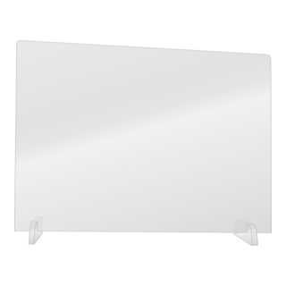Paroi de protection hygiénique Eichner "Office" pour tables de bureau et postes de travail, petite taille