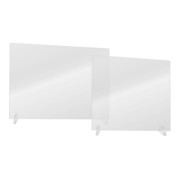Paroi de protection hygiénique Eichner "Office" pour tables de bureau et postes de travail, petite taille-3