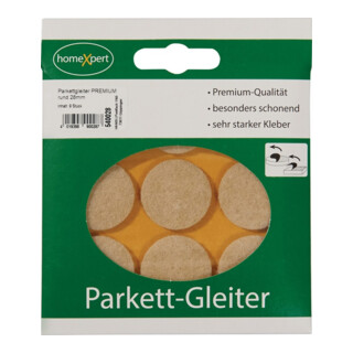 Parquet planeur Premium 28mm feutre naturel rd.selbstkl.