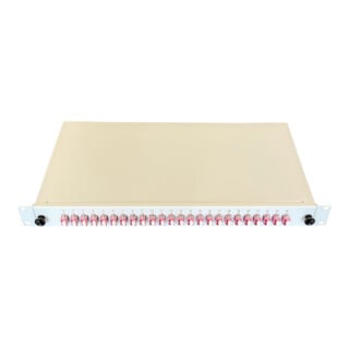 Paschke Boîte de raccordement 19" 24x LCd OM4 rose extensible