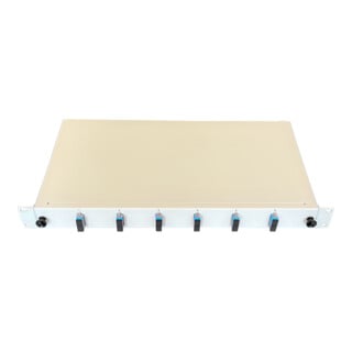 Paschke Boîte de raccordement 19" 6x SCd OS2 bleue extensible