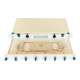 Paschke Boîte de raccordement 19" 6x SCd OS2 bleue extensible