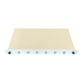 Paschke Boîte de raccordement extractible 19" 6xLCd OM3 AQUA