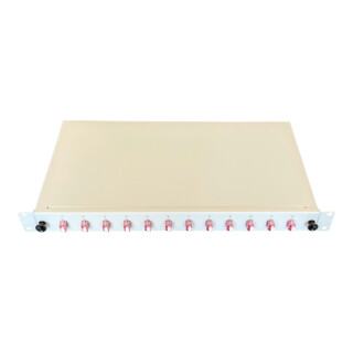Paschke Spleissbox ausziehbar 19" 12x LCd OM4 PINK