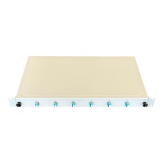 Paschke Spleissbox ausziehbar 19" 6xLCd OM3 AQUA