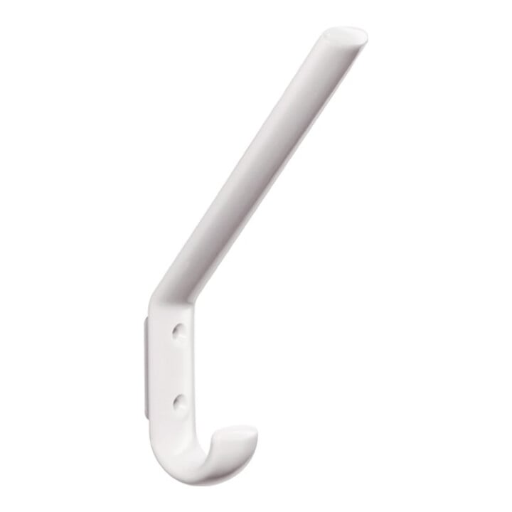 Patère HEWI 477.90.070 simple A.110mm PA blanc pur 99 H.165mm