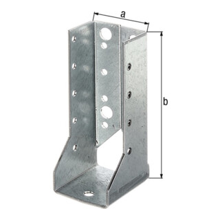 Chaussure à poutre Gustav Alberts à l'intérieur de type B, galvanisée sendzimir