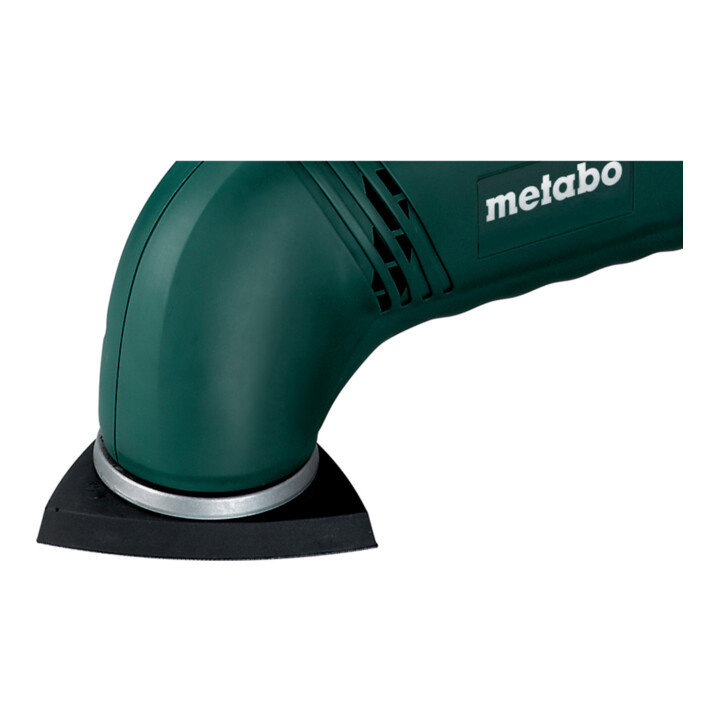 Patin pour ponceuse à patin triangulaire Metabo perforé, à bande auto-agrippante