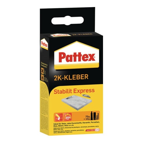 Pattex 2Komponentenkleber 80g Stabilit-Expr. PSE6 b.250kp/cm3