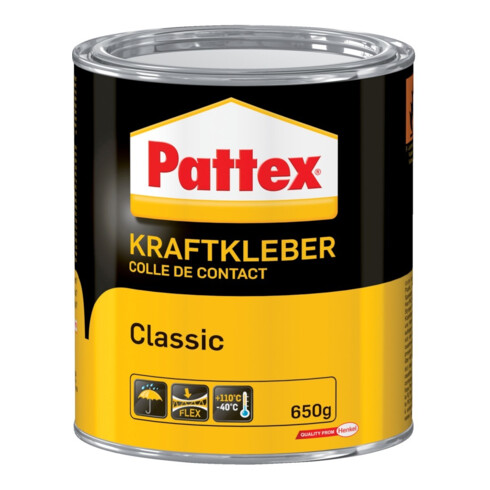 Pattex Classic 1K Colle de contact puissante 650 g boîte