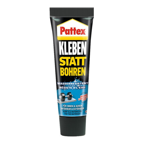 Pattex Collage sans perçage résistant à l'eau tube 142g
