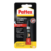PATTEX Colle cyanoacrylate Classic liquide incolore 3g tube