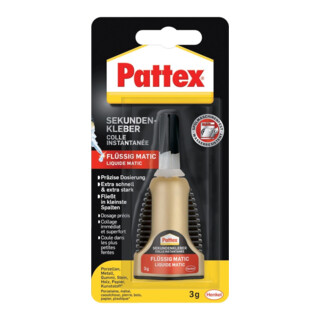 Pattex Colle cyanoacrylate Matic liquide 3g
