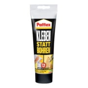 PATTEX Colle de montage blanche 250 g tube, collage sans perçage-1