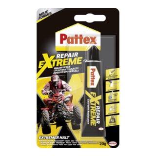 Pattex Kleber Repair Extreme 20g PRX12 résistant aux intempéries HENKEL -50/+120°C