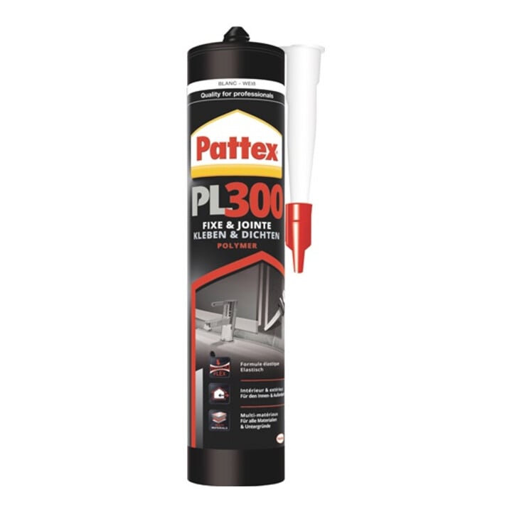 Pattex Montagekleber PL 300 PPL3W weiß 300ml witterungsbest.