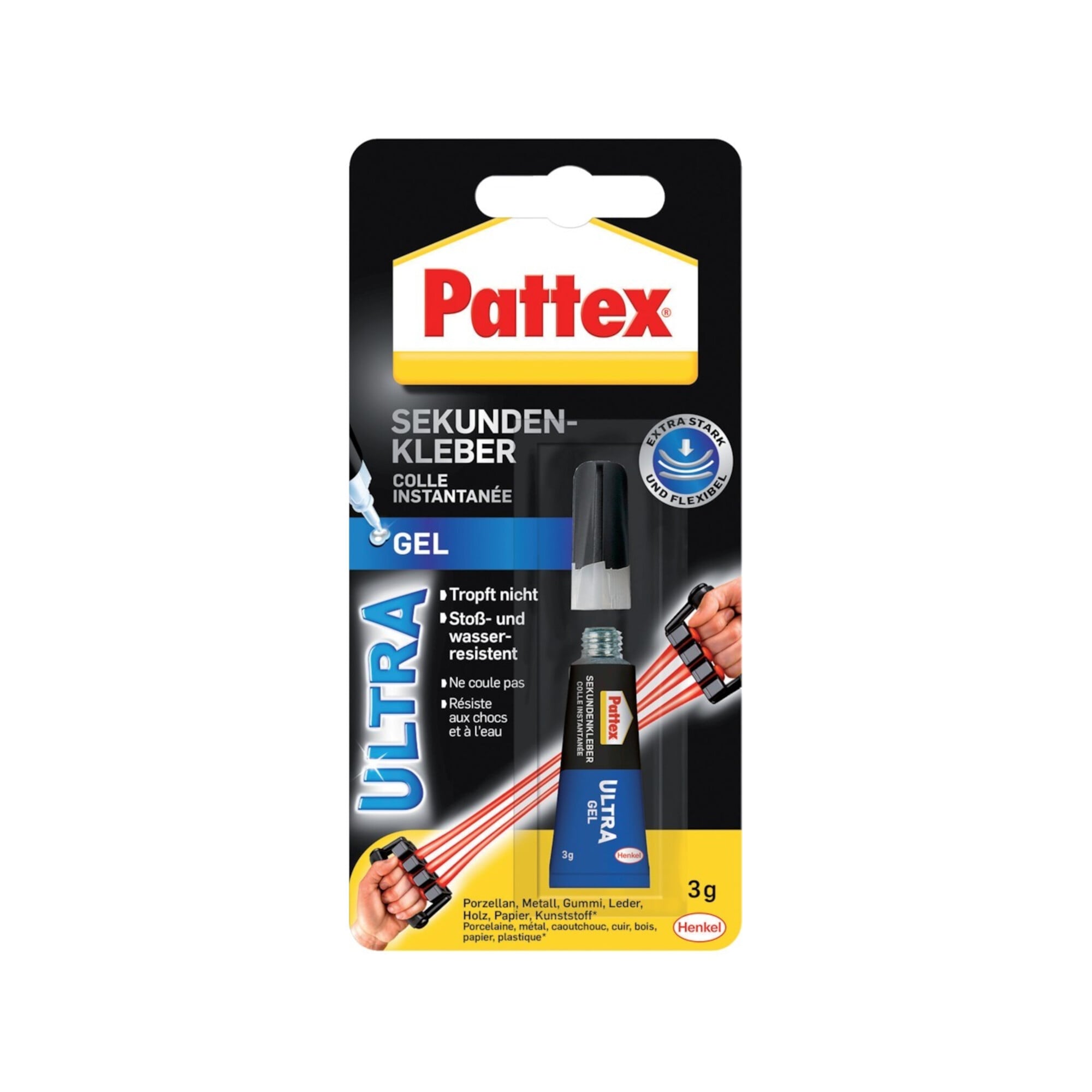 Pattex Sekundenkleber Super Gel PSG2C 3g ; Henkel