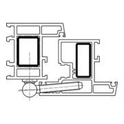 Paumelle K 3172 WF STA Topzink 2 pièces longueur de nœud 57mm-4