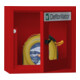 Pavoy Defibrillator-Wandschrank, 400x400x220 mm, mit Sirene, RAL 3000-1