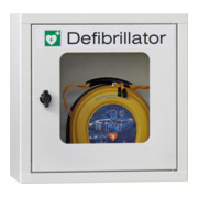 Pavoy Defibrillatorschrank mit akustischem Alarm zur Wandbefestigung, Korpus / Front Reinweiß