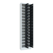 Pavoy Kleinfachschrank, 1950x460x200 mm, RAL 30 Fächer, RAL 7035/7016-3
