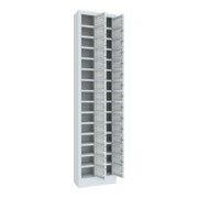 Pavoy Kleinfachschrank, 1950x460x200 mm, RAL 30 Fächer, RAL 7035