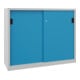Pavoy Schiebetürenschrank, 1200x1500x400 mm, 4 Böden verzinkt, RAL 7035/5012