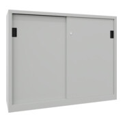 Pavoy Schiebetürenschrank, 1200x1500x600 mm, 4 Böden verzinkt, RAL 7035